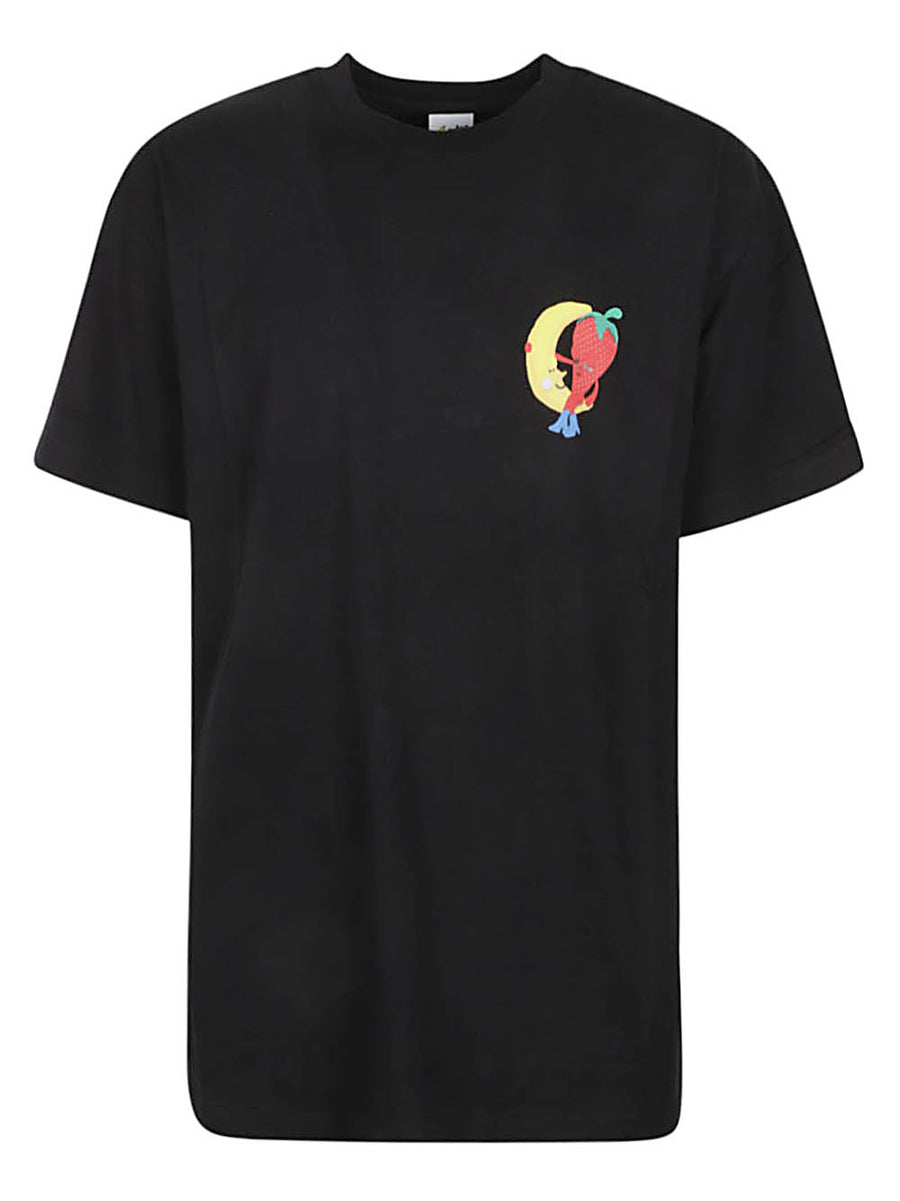 Sky High Farm Workwear Logo Cotton T Shirt Black Fifty Fifty Organic Recycled Blend Premium Comfort For Men