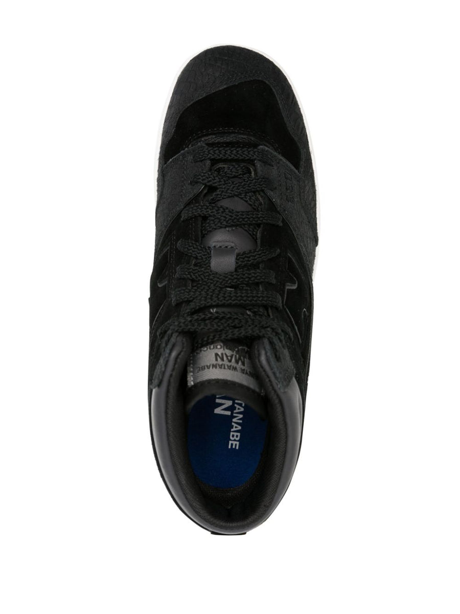 Junya Watanabe Man X New Balance BB650 Suede Sneakers For Men Luxury Calf Suede Upper Premium Craft Bold Streetwear