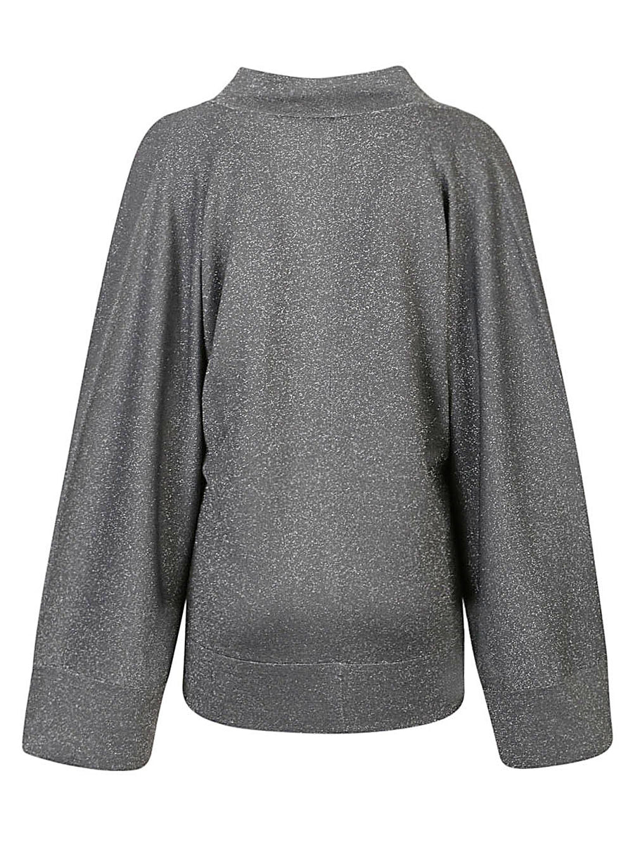 Circus Hotel Grey Viscose Short Kimono For Women Lightweight Draped Layer Elegant Wardrobe Essential