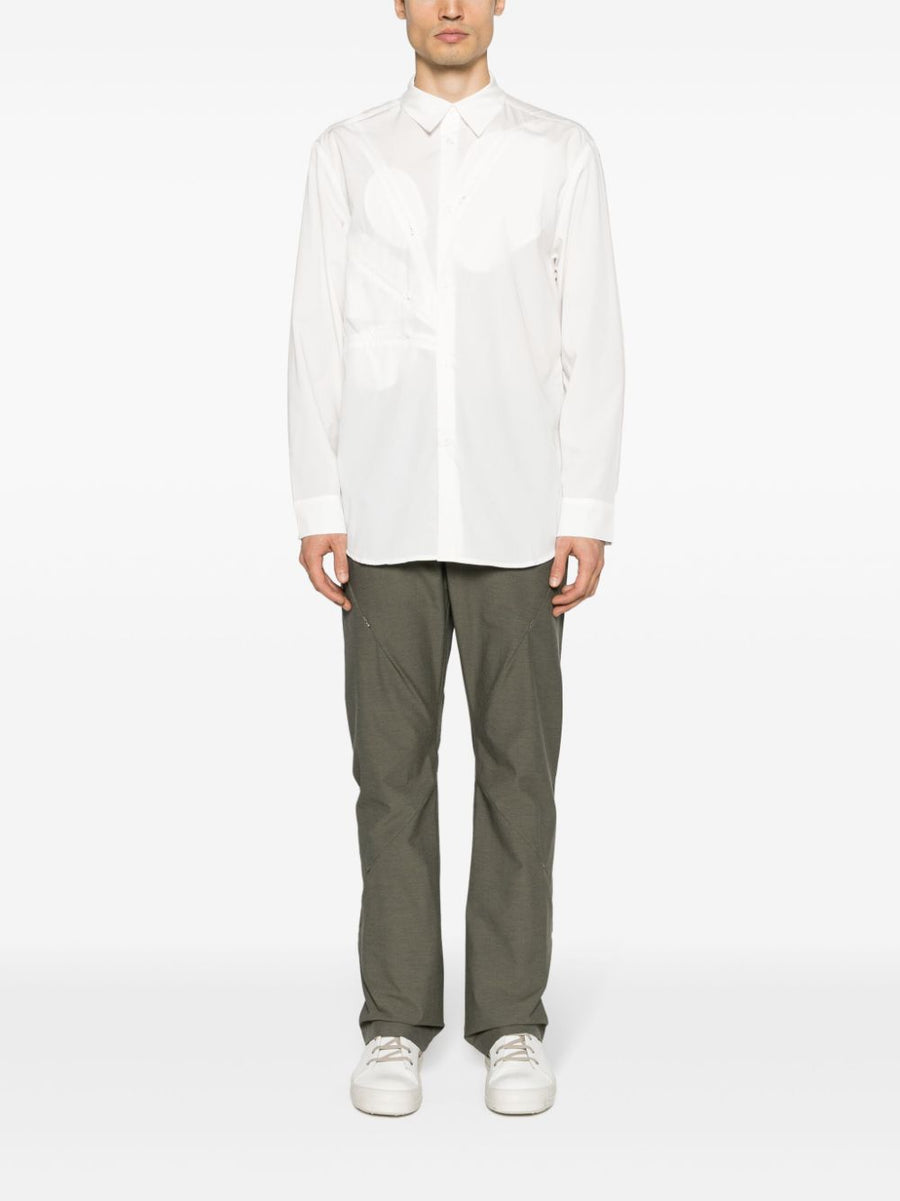 Post Archive Faction Technical Pants Olive Green For Men With Stretch Comfort And Utility