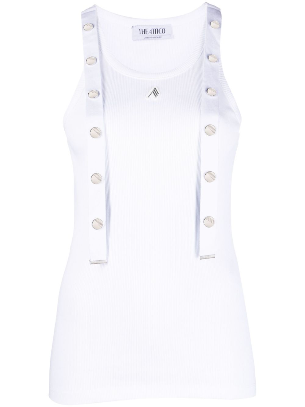 The Attico Ribbed cotton tank top