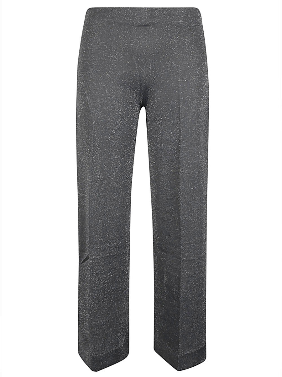 Circus Hotel Viscose Wide Leg Trousers For Women Elastic Waist Effortless Work To Weekend Comfort
