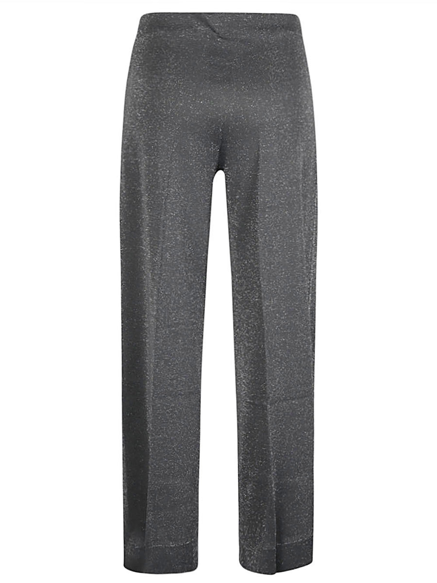 Circus Hotel Viscose Wide Leg Trousers For Women Elastic Waist Effortless Work To Weekend Comfort
