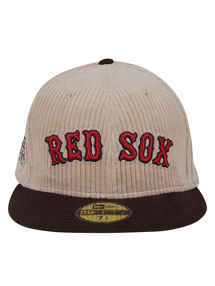 New Era Capsule 59FIFTY Boston Red Sox Cap Khaki Cotton Adjustable Strap For Men Premium Everyday Streetwear