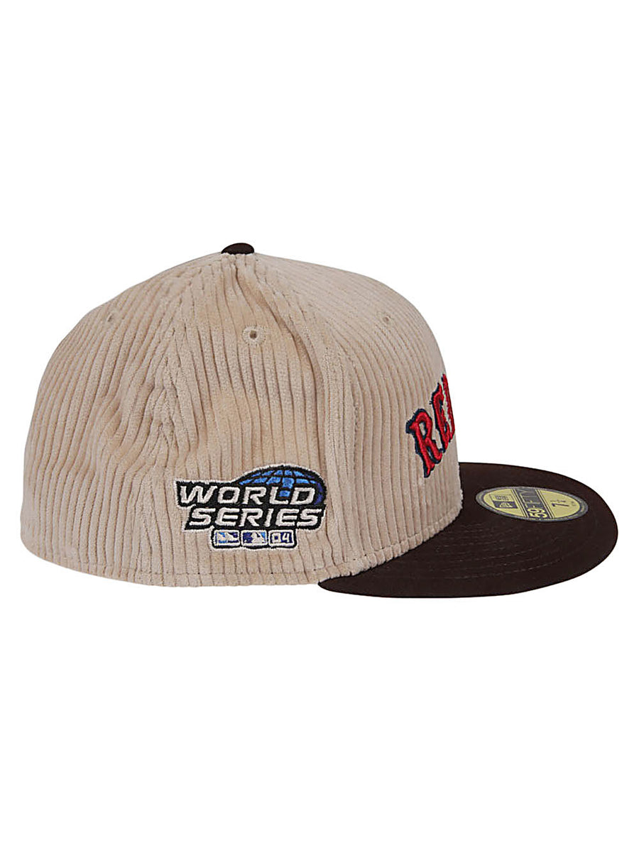 New Era Capsule 59FIFTY Boston Red Sox Cap Khaki Cotton Adjustable Strap For Men Premium Everyday Streetwear