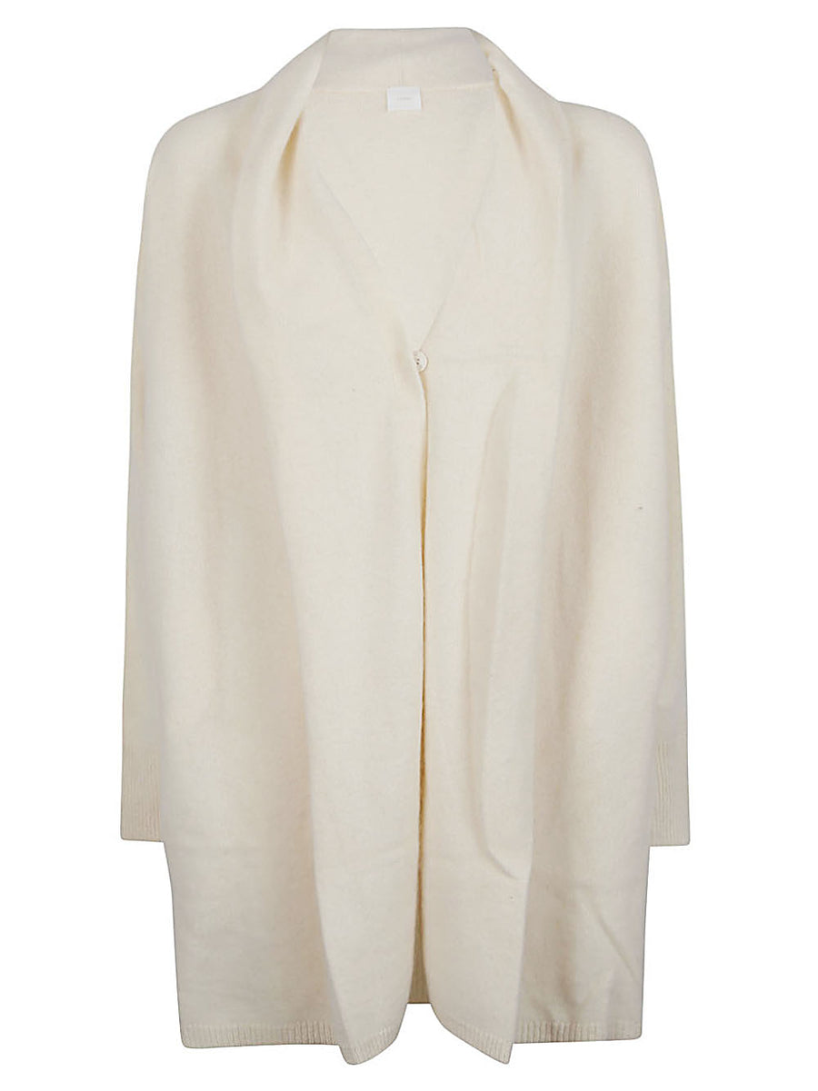 Ct Plage V Neck Wool Cardigan For Women White Luxury Warm Office Wear Wardrobe Essential