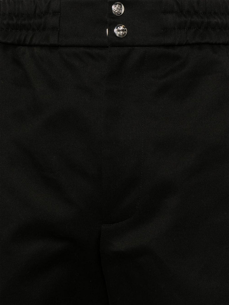 Alexander McQueen Tapered Leg Cotton Trousers For Men Refined Everyday Luxury And Versatile