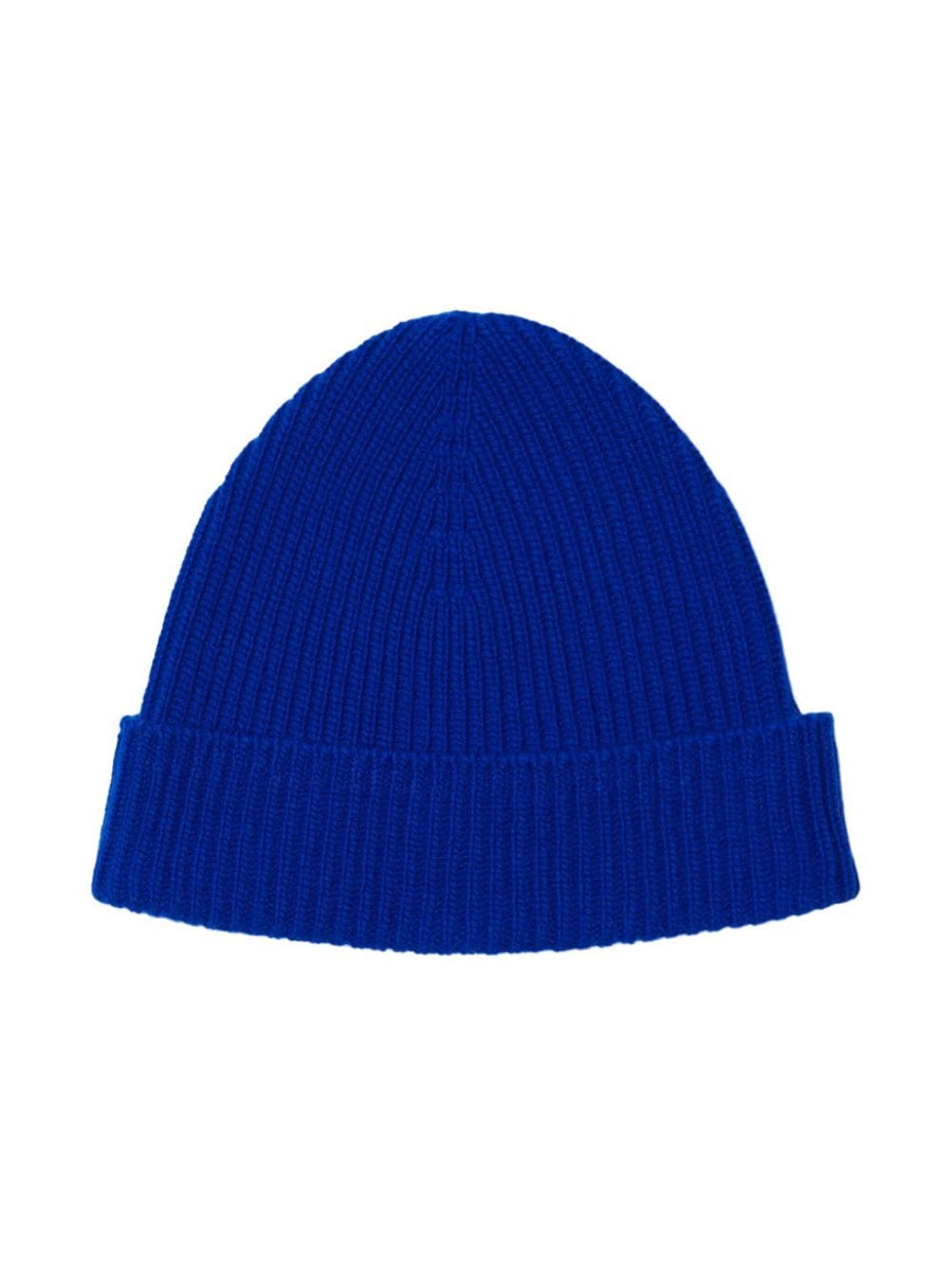 Burberry Cashmere Beanie Equestrian Knight Navy For Women Luxurious Heritage Warmth