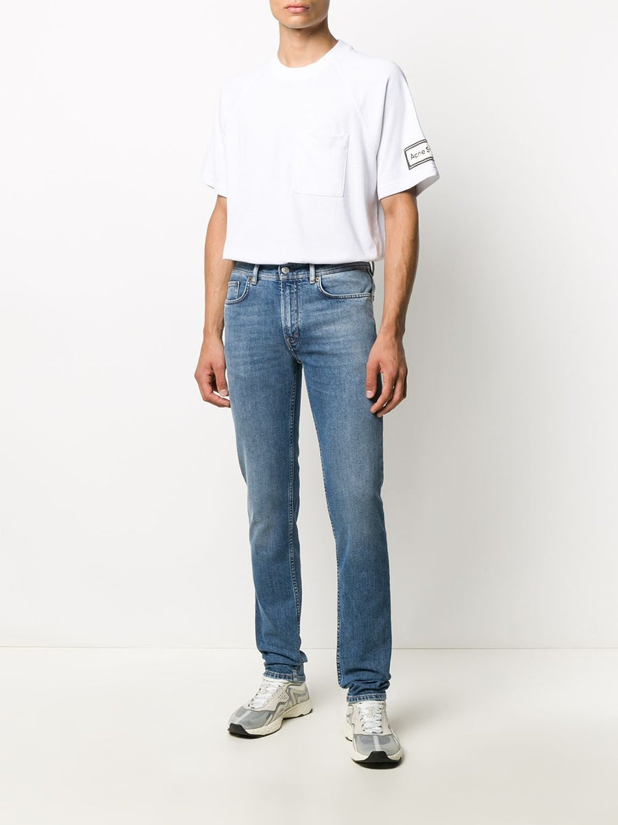 Acne Studios Organic Cotton Skinny Jeans For Men Navy With Stretch For Everyday Wardrobe