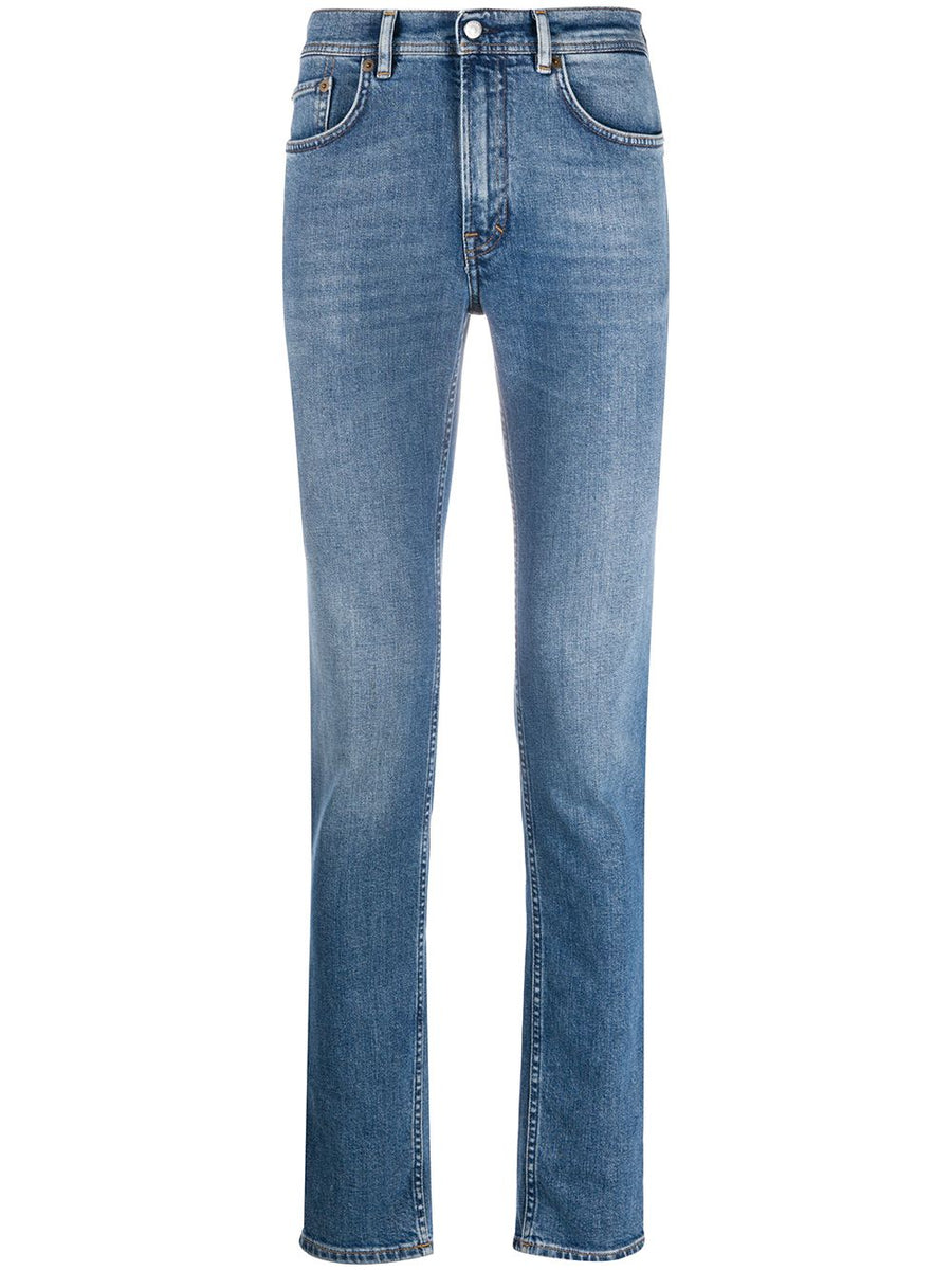 Acne Studios Organic Cotton Skinny Jeans For Men Navy With Stretch For Everyday Wardrobe
