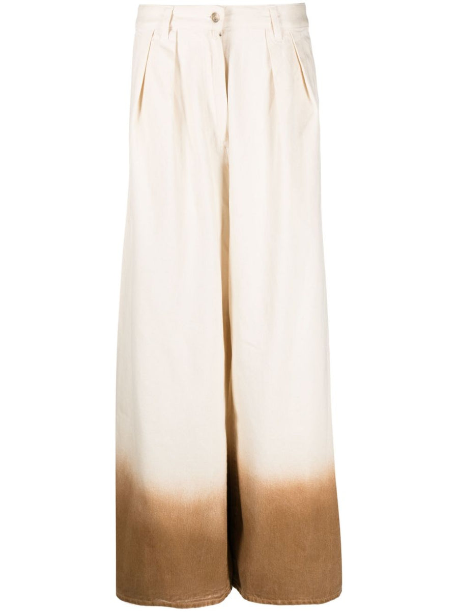 Alanui Bright Hues Denim Jeans High Rise Gradient Wash For Everyday Luxury Women