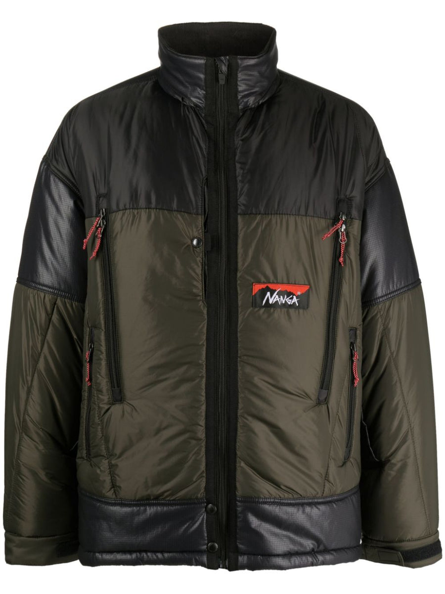 Junya Watanabe Nylon Short Down Jacket for Men Premium Warmth High Neck Padded Urban Style