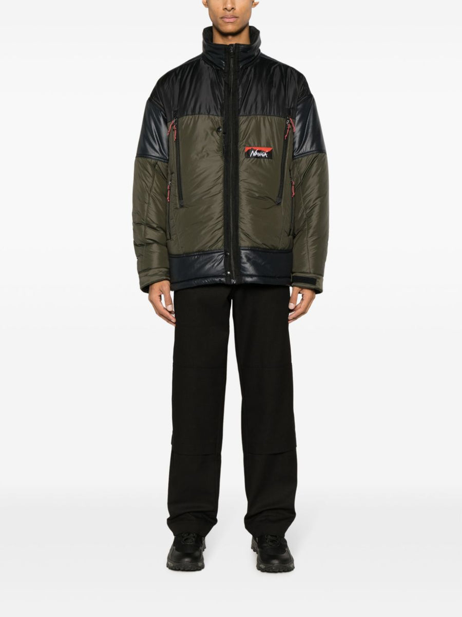 Junya Watanabe Nylon Short Down Jacket for Men Premium Warmth High Neck Padded Urban Style