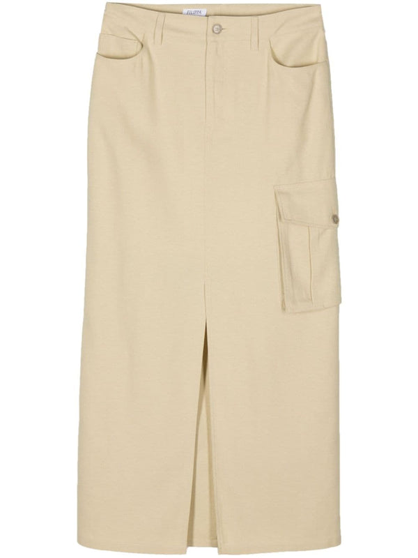 Filippa K Crepe cargo skirt