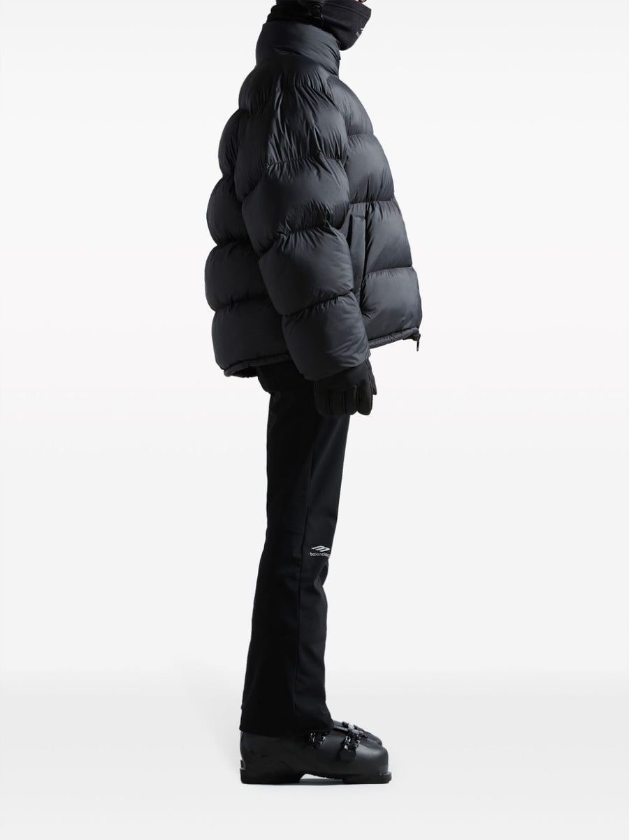 Balenciaga Ski Pants For Women Luxury Stretch Nylon Blend Front Logo Print Ski Ready