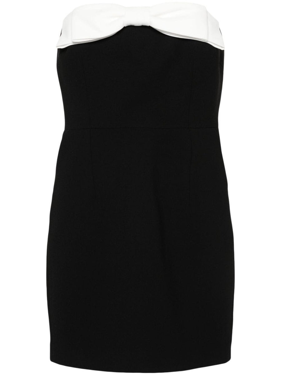 Elea Crepe Mini Dress by The New Arrivals By Ilkyaz Ozel Strapless Bow Detail For Modern Women Polished Versatile