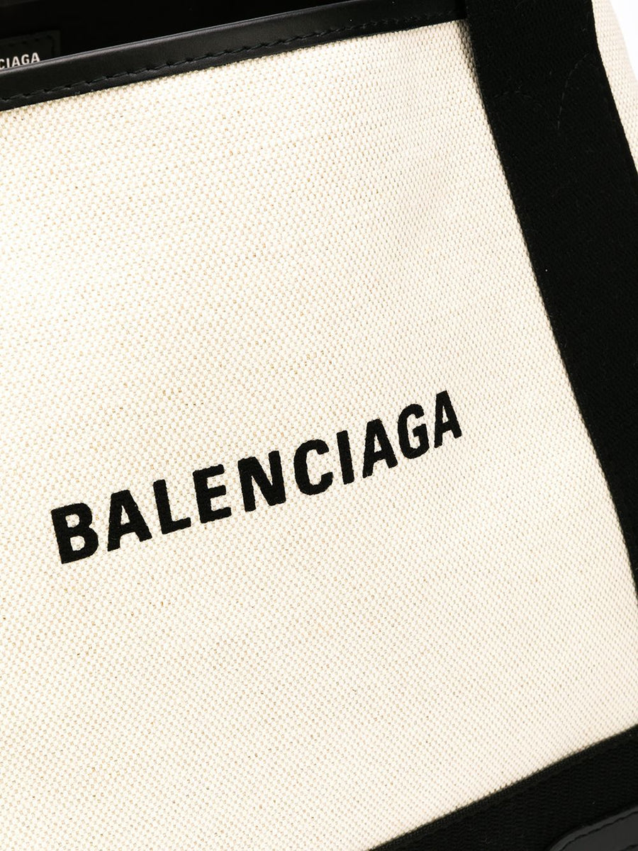 Balenciaga Cabas S Canvas Tote With Removable Pouch For Women Luxurious Versatile Everyday Carryall