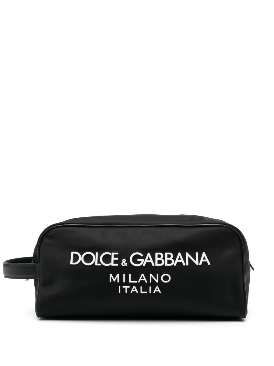 Dolce And Gabbana Nylon Toiletry Bag For Men On The Go Premium Travel Case Compact