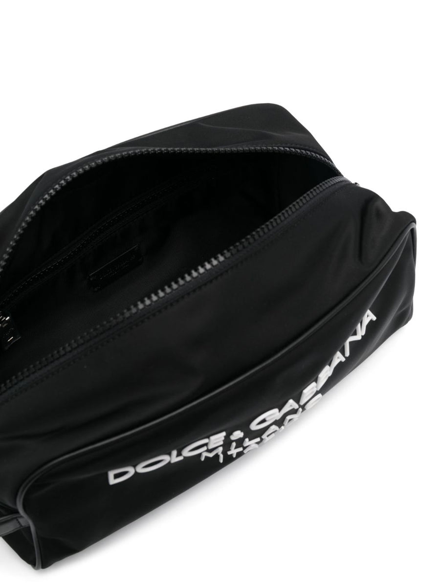 Dolce And Gabbana Nylon Toiletry Bag For Men On The Go Premium Travel Case Compact