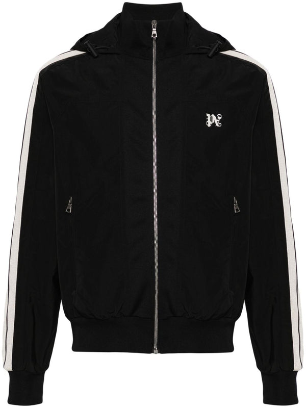 Palm Angels QR code front zip fastening Monogram track jacket