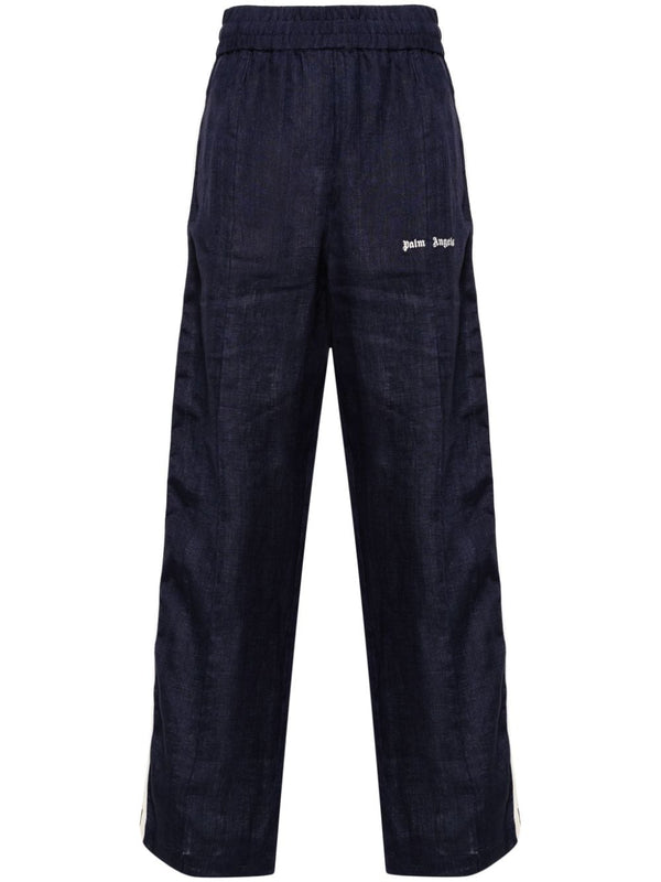Palm Angels Conscious Criteria page Logo track pants