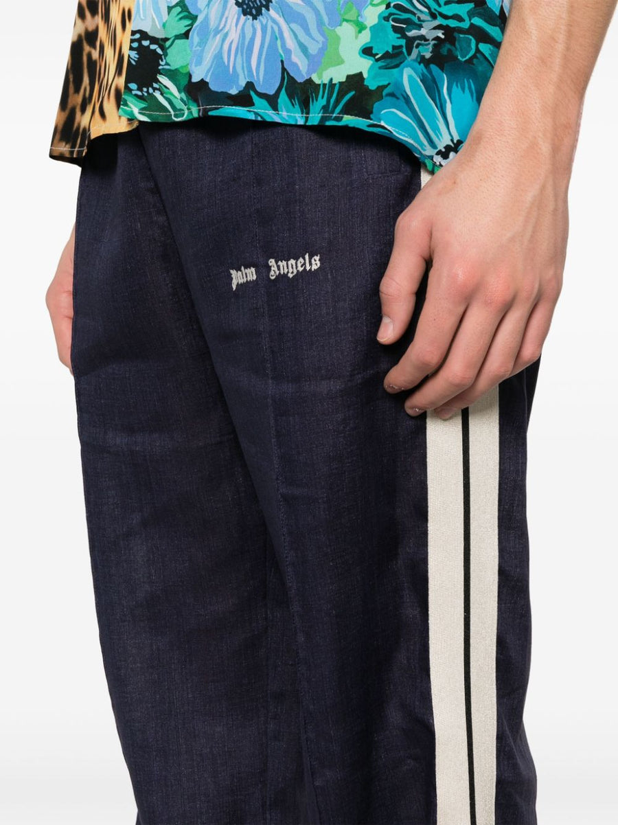 Palm Angels Conscious Criteria Logo Track Pants For Men Premium Sustainable Comfort All Season