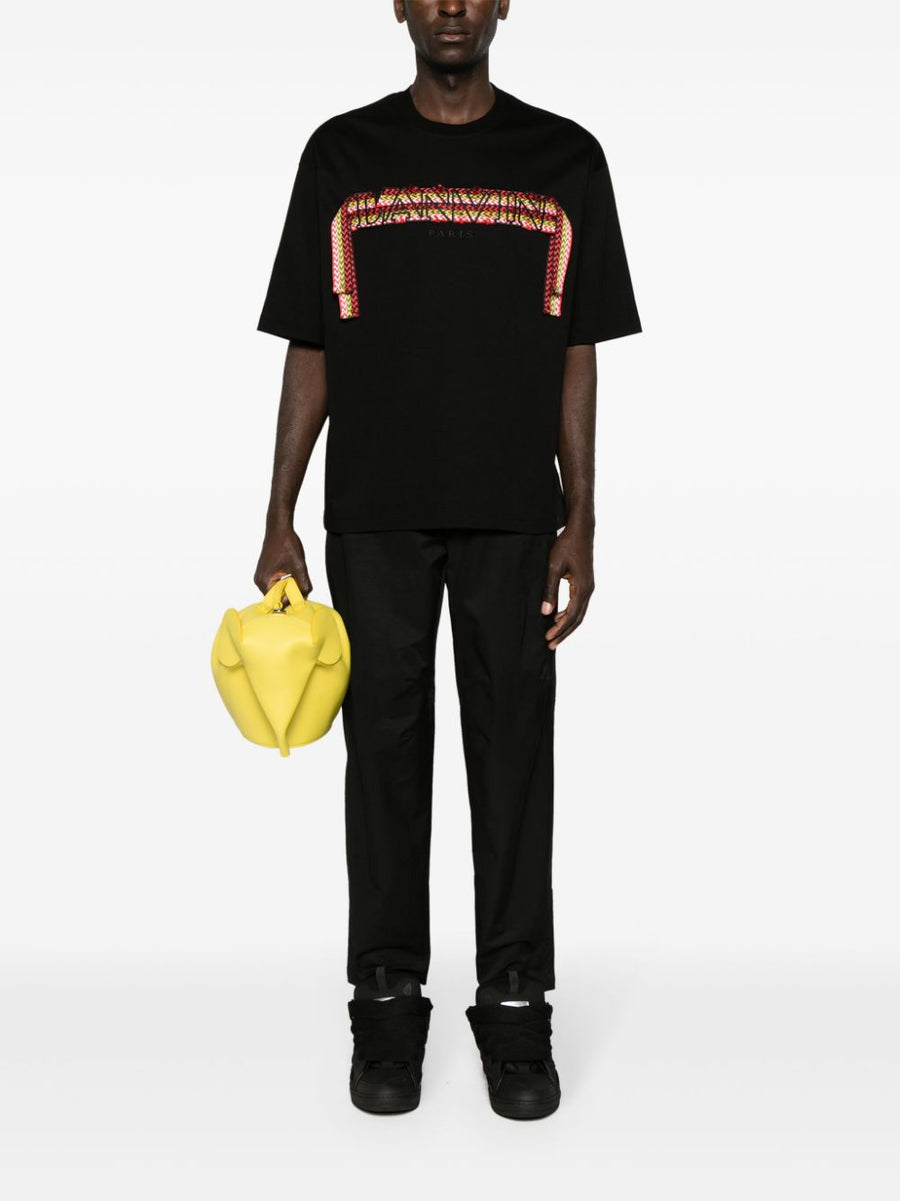 Lanvin Cotton-Blend Biker Trousers For Men - Slim Tailored Fit, Versatile Streetwear Luxe
