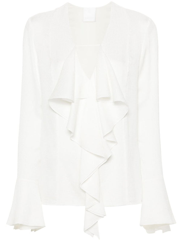 Givenchy Silk ruffled blouse