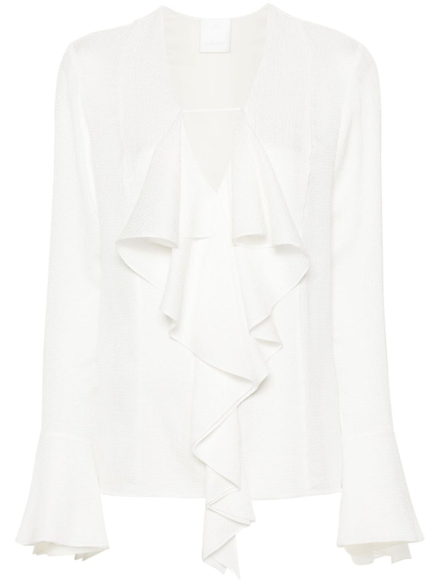 Givenchy Silk ruffled blouse