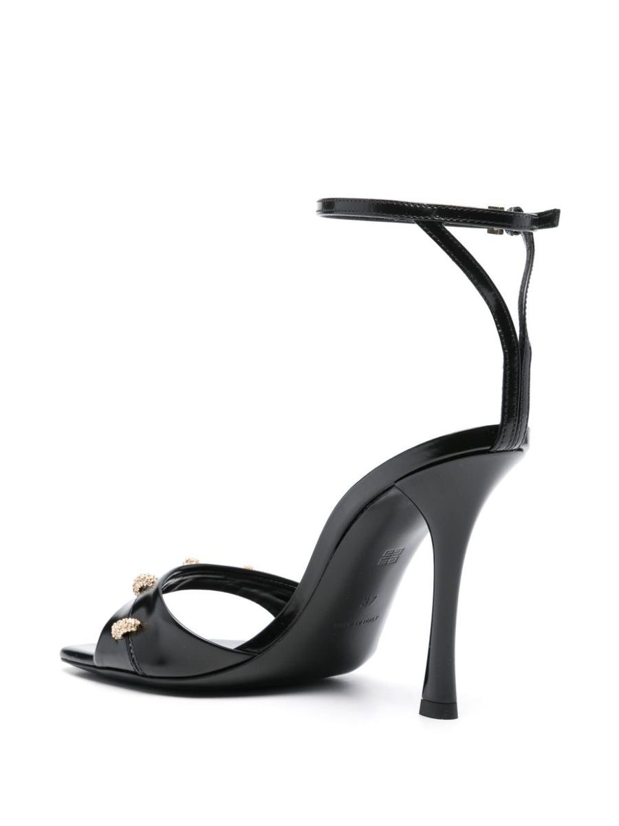 Givenchy Crystal Embellished Sandals 100mm Heel For Women Luxurious Evening Glamour