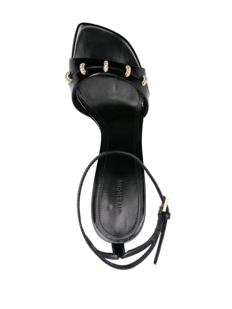 Givenchy Crystal Embellished Sandals 100mm Heel For Women Luxurious Evening Glamour