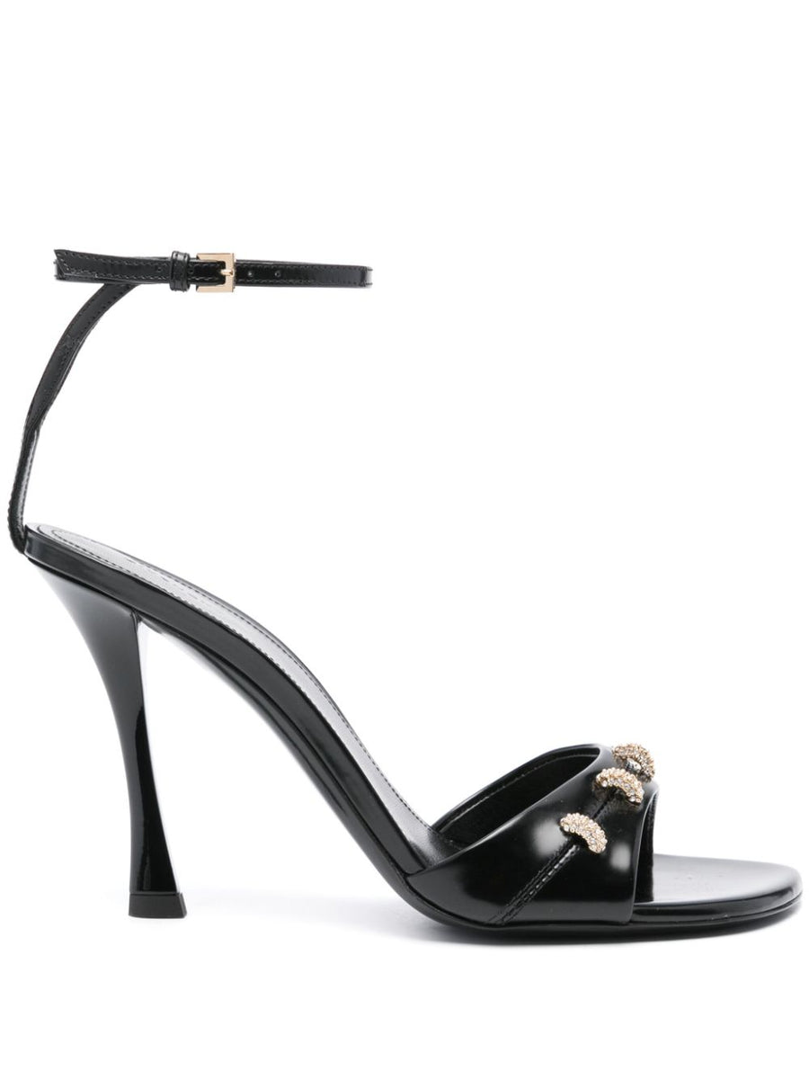 Givenchy Crystal Embellished Sandals 100mm Heel For Women Luxurious Evening Glamour