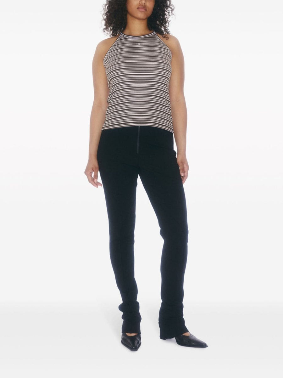 Filippa K Conscious Striped Tank Top For Women Organic Cotton Two Tone Fine Rib Everyday Essential