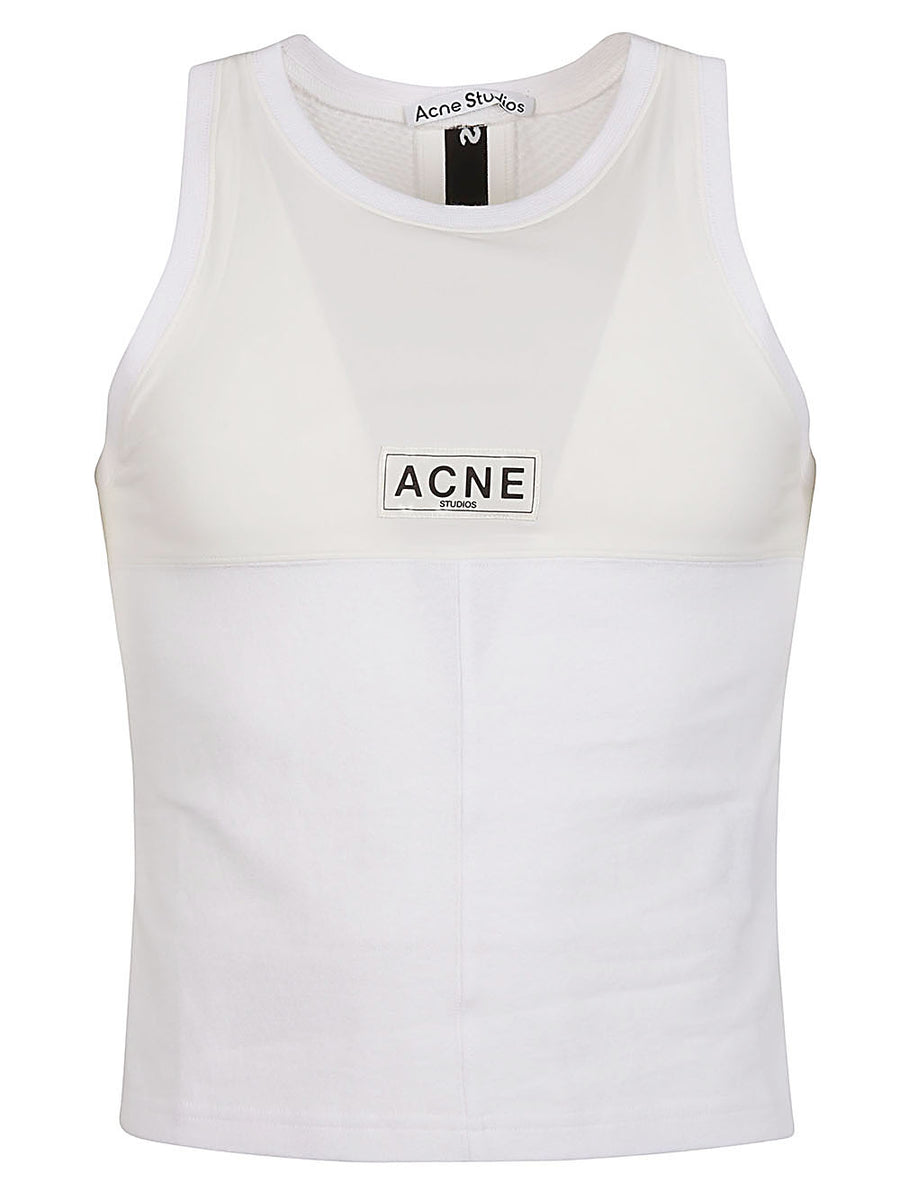 Acne Studios Logo Tank Top For Men Sculpted Fit