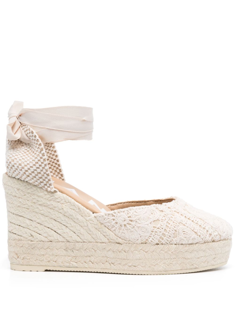 Manebí Manebi Yucatán Crochet Wedge Espadrilles