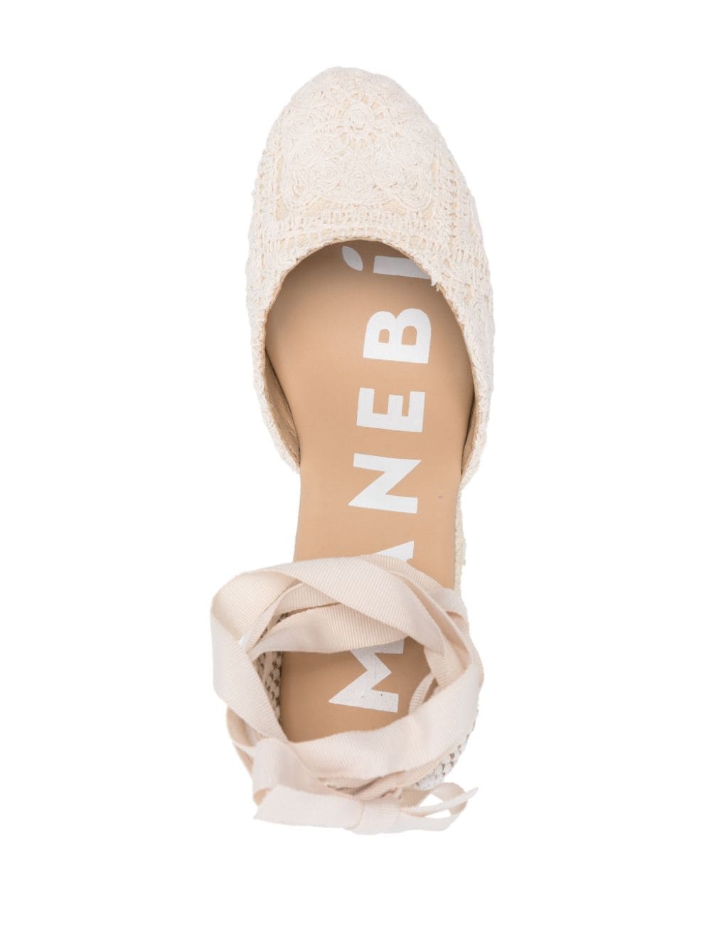 Manebí Manebi Yucatán Crochet Wedge Espadrilles