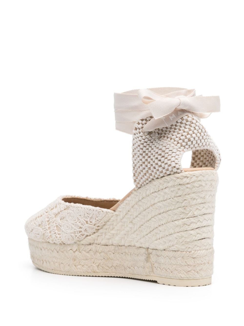 Manebí Manebi Yucatán Crochet Wedge Espadrilles
