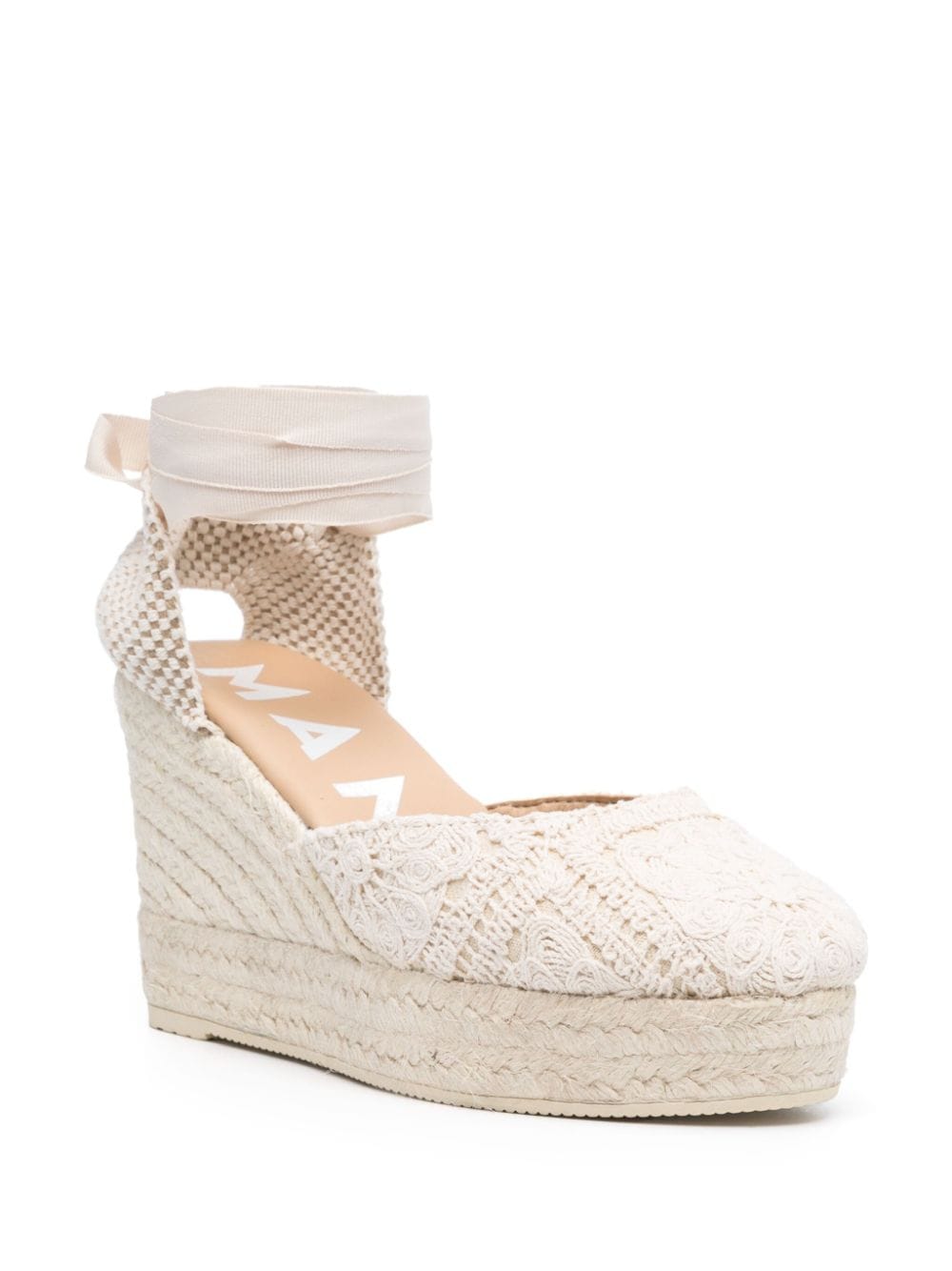Manebí Manebi Yucatán Crochet Wedge Espadrilles