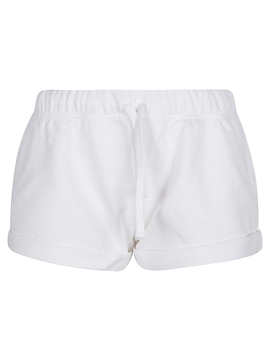 Iro Emmy Organic Cotton Shorts White Adjustable Waist For Women Minimalist Summer Wardrobe Essential