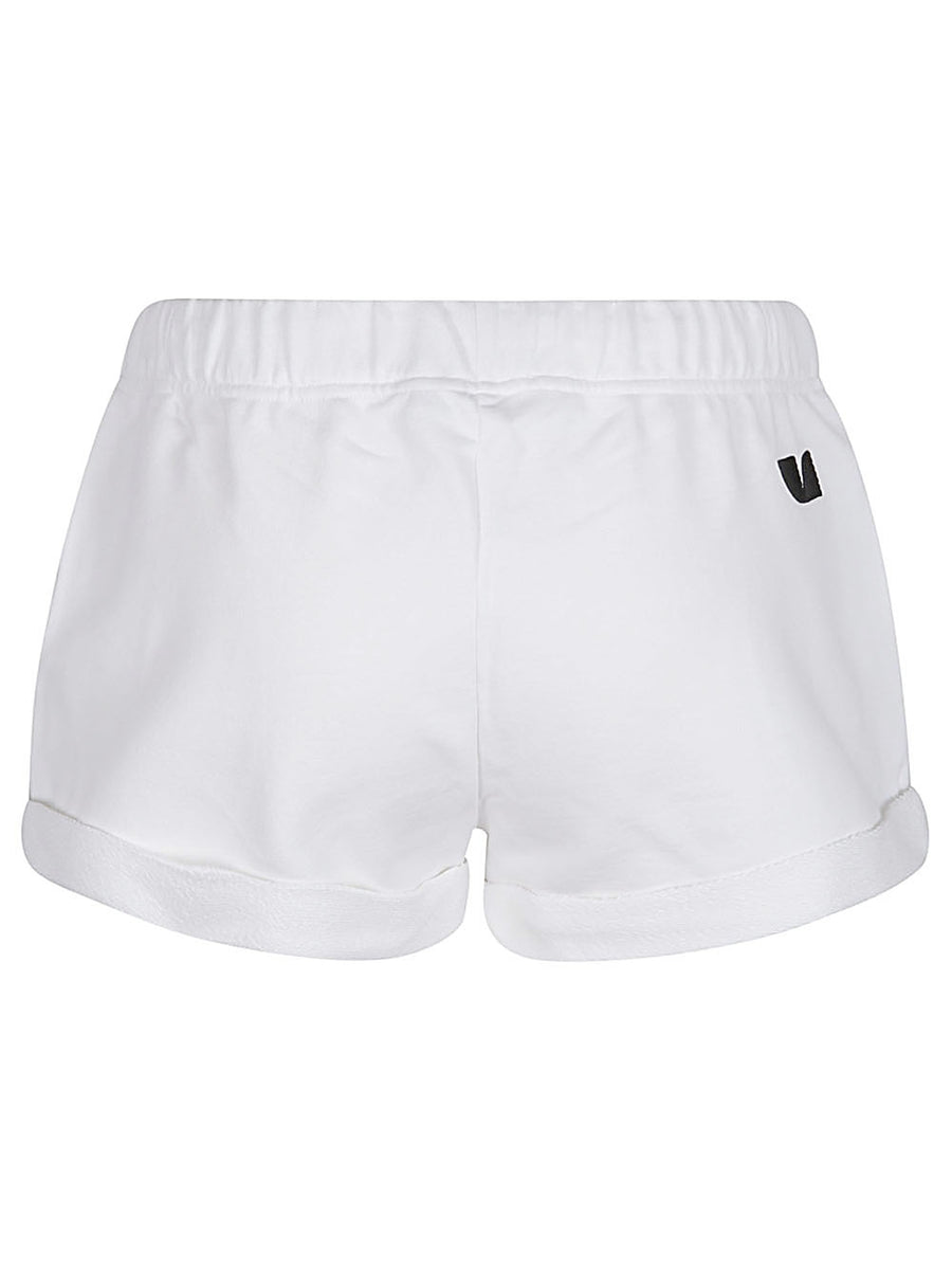 Iro Emmy Organic Cotton Shorts White Adjustable Waist For Women Minimalist Summer Wardrobe Essential