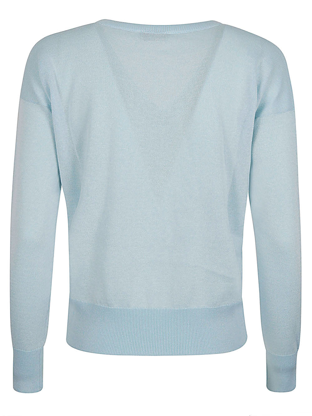 Base Cotton blend v-neck sweater