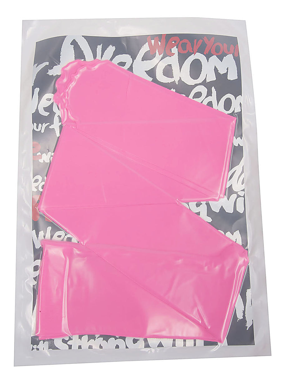 Comme Des Garcons Tights Neon Pink Beachwear Accessory For Women Premium Nylon Stretch