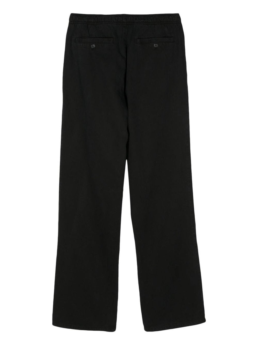 Palm Angels Monogram Lyocell Cotton Blend Trousers For Men With Twill Weave And Premium Comfort