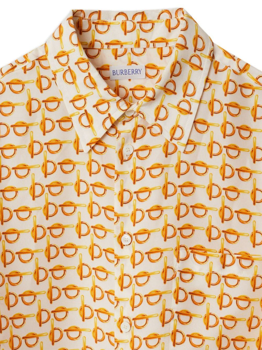 Burberry Silk Shirt Women Graphic Print Luxurious Day To Night Versatility Heritage Craftsmanship