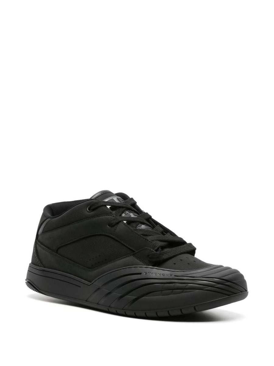 Givenchy 4G Applique Tonal Sneakers For Men Debossed Stripes Logo Premium Leather