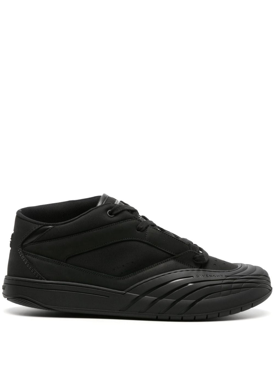 Givenchy 4G Applique Tonal Sneakers For Men Debossed Stripes Logo Premium Leather