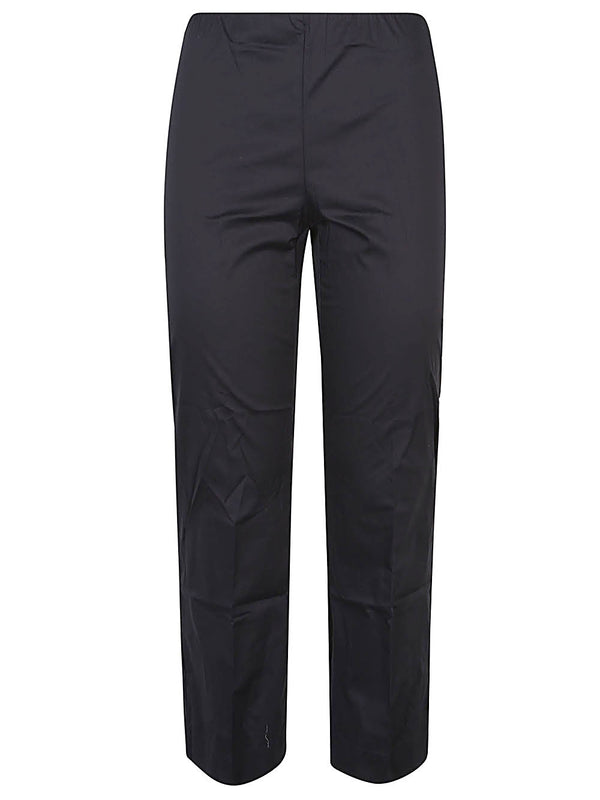 Liviana Conti Cotton blend cropped flared trousers