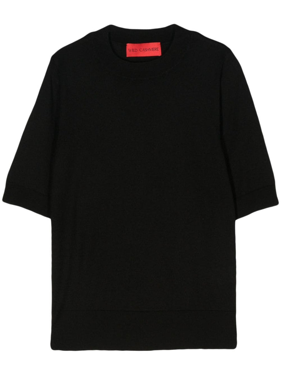Silk Cashmere Blend Half Sleeve Sweater For Women By Wild Cashmere Luxurious Lightweight Warmth And Refined Drape