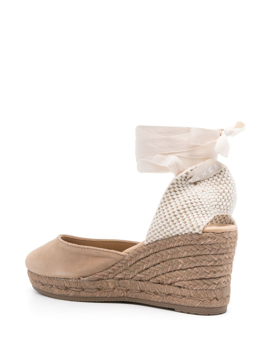 Manebí Hamptons Suede Wedge Espadrille For Women Refined Low Wedge Silhouette With Interwoven Detail
