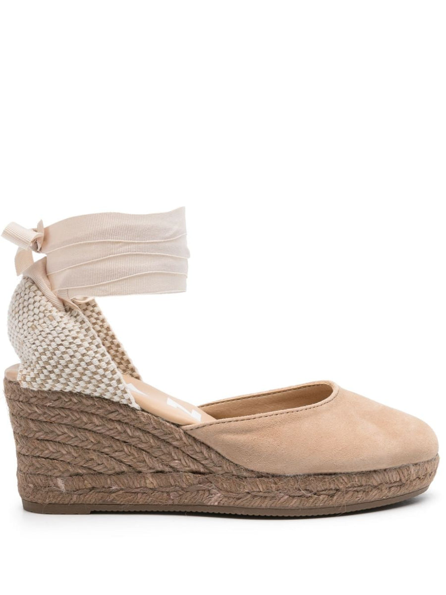 Manebí Hamptons Suede Wedge Espadrille For Women Refined Low Wedge Silhouette With Interwoven Detail